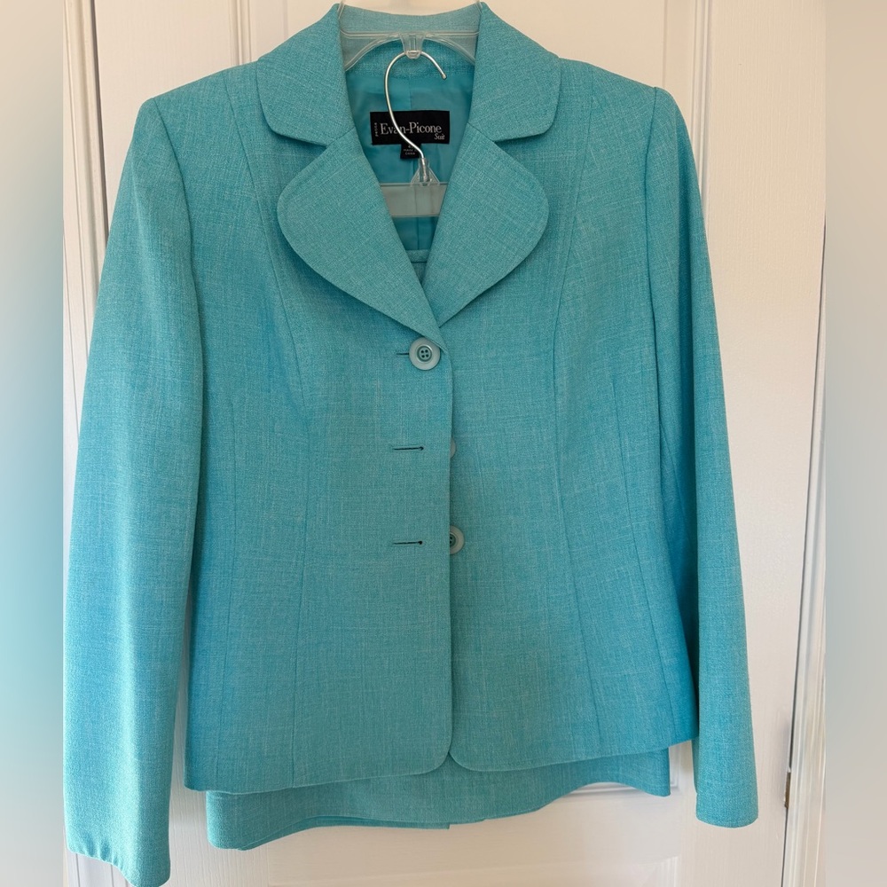 Evan Picone Women's Teal Blazer